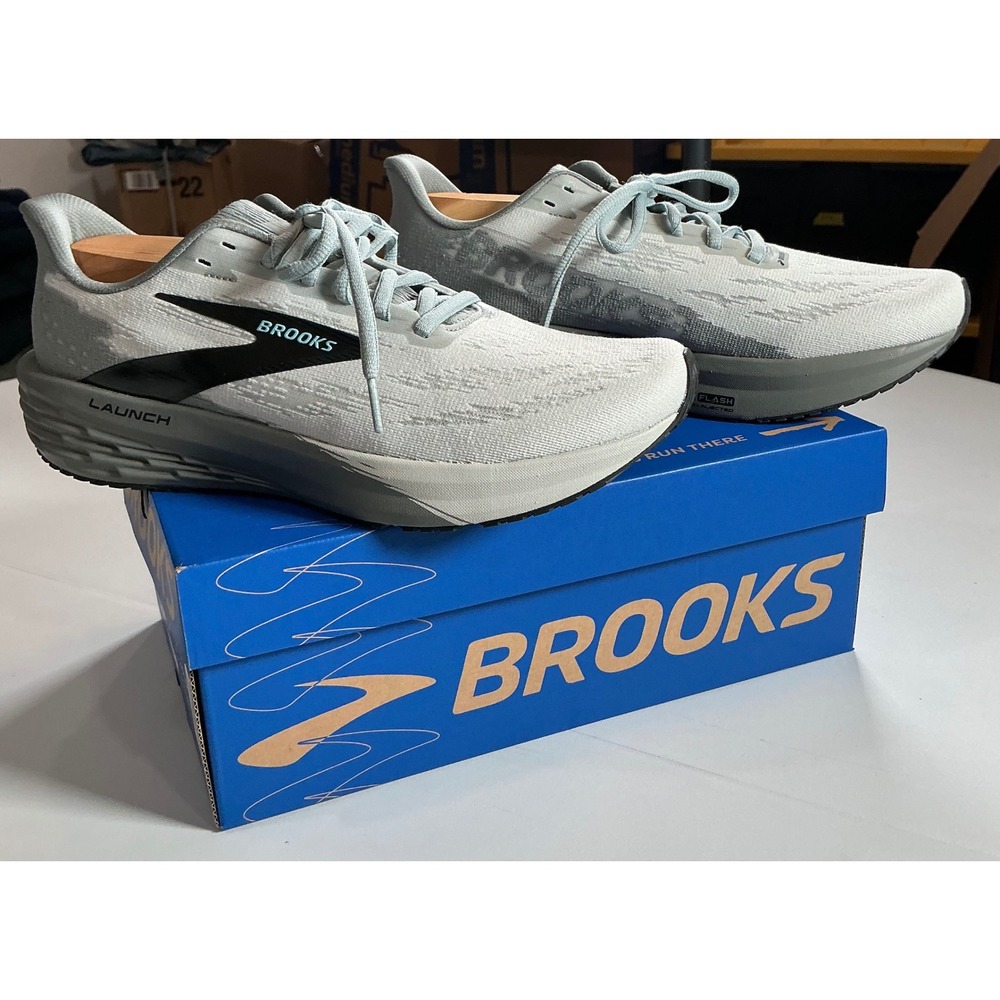 Brooks Launch Running Shoes Men Size 9 Wide 2E Grey Athletic Sneakers